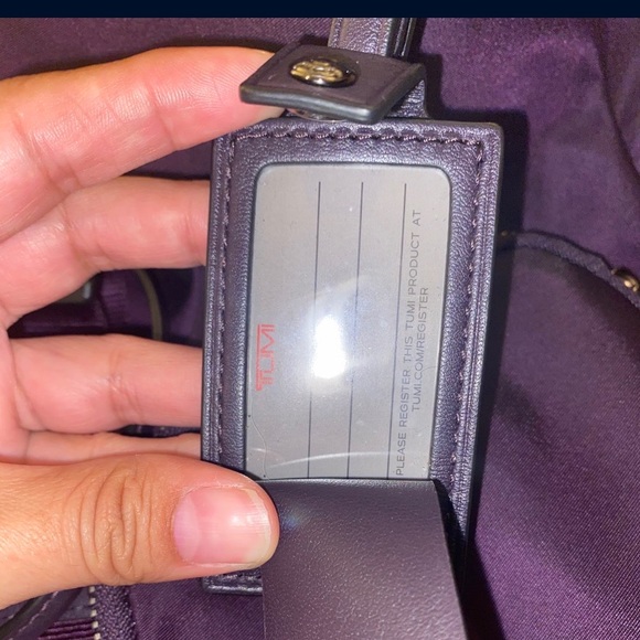 Tumi Rivas Nylon Backpack in Mulberry - Picture 6 of 6